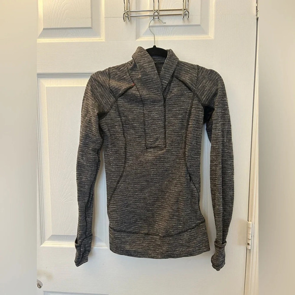LULULEMON ‘Think Fast’ Half Zip Pullover size 4 - Picture 2 of 5